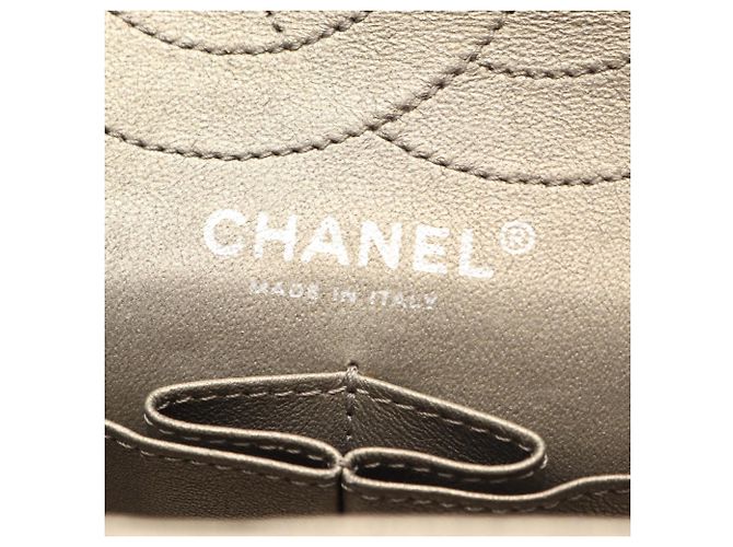 Borsa Chanel 2.55 Matelassé Double Flap Beige - vista 4