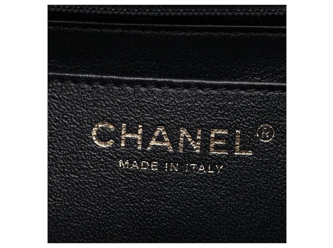 Borsa a tracolla 2-Way Chanel V-Stitch Chevron Nero - vista 4