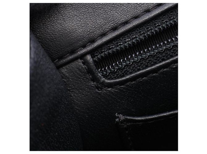 Borsa a tracolla 2-Way Chanel V-Stitch Chevron Nero - vista 6