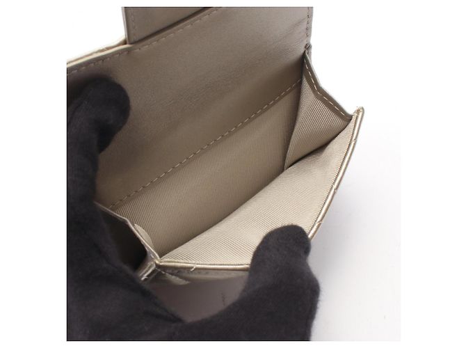 Cartera Chanel 2.55 Matelassé triple fold Dorado - vista 4