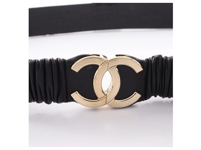 Bretelle Chanel A22C Coco Mark Chain Nero - vista 2