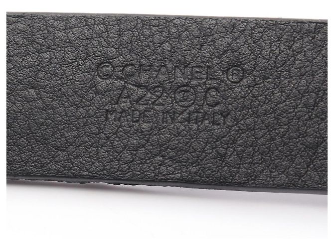 Bretelle Chanel A22C Coco Mark Chain Nero - vista 4