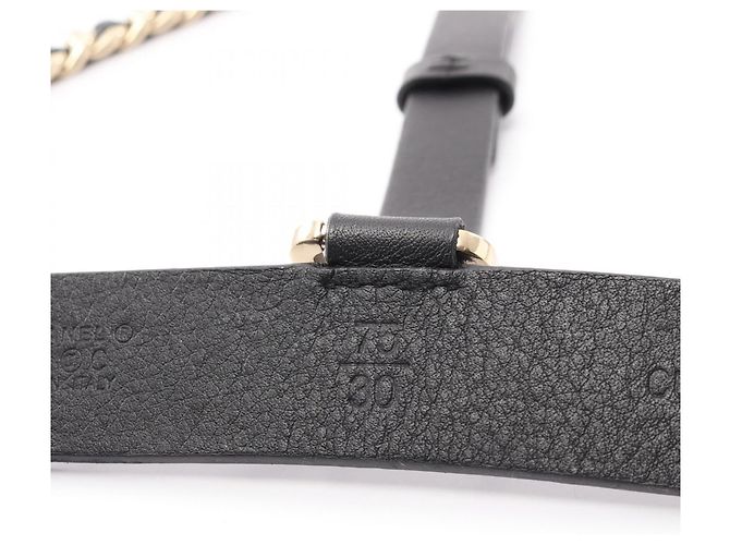 Bretelle Chanel A22C Coco Mark Chain Nero - vista 5