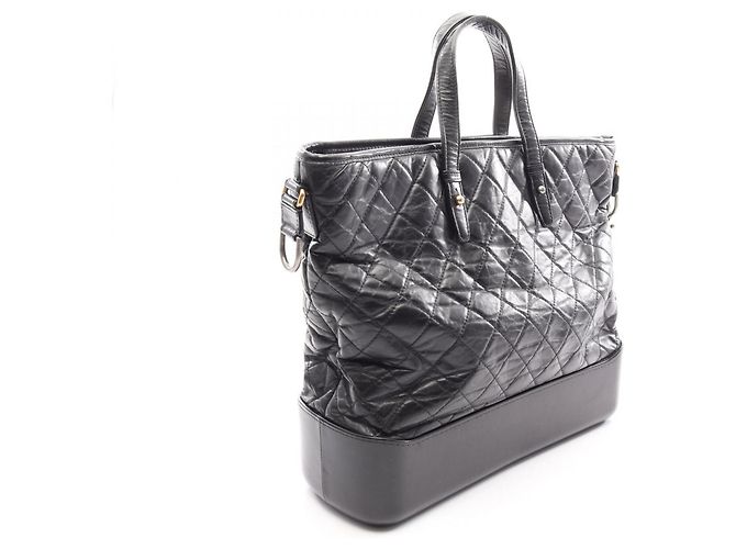 Borsa 2-Way Chanel Gabrielle Nero - vista 2