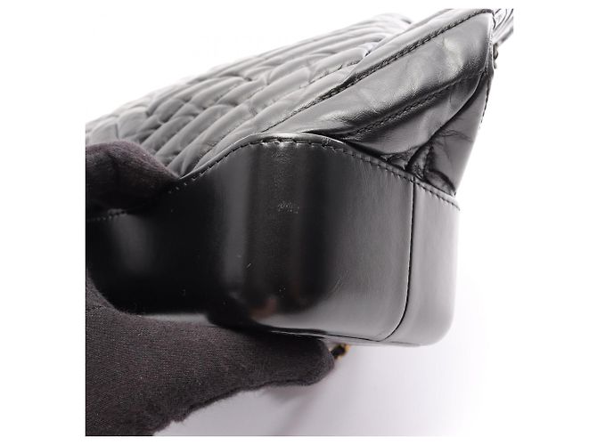 Chanel Gabrielle Rucksack/Handtasche mit kombinierter Hardware Schwarz - Ansicht 8