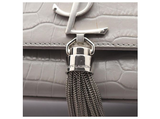 Autre Marque Borsa a tracolla Saint Laurent Paris Kate Monogram Marrone - vista 9
