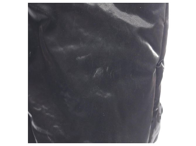 Autre Marque Yves Saint Laurent Paris Wide Puffer Tote Bag Schwarz - Ansicht 7