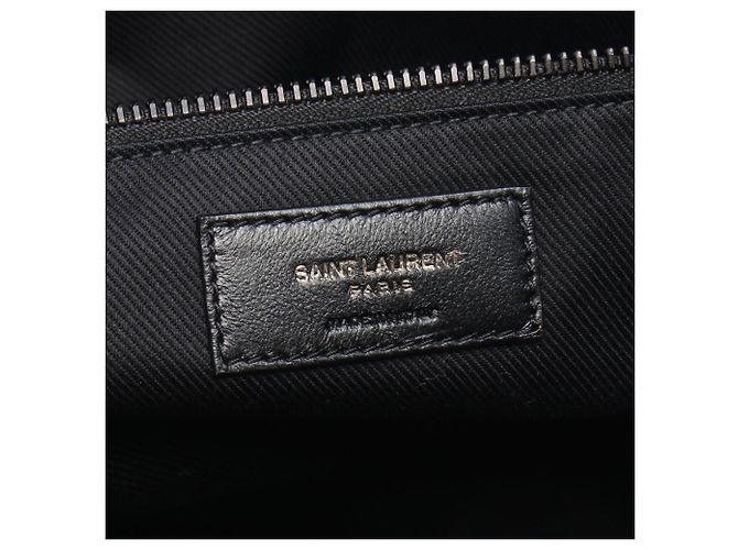 Autre Marque Borsa Boston Saint Laurent in pelle nera Nero - vista 4