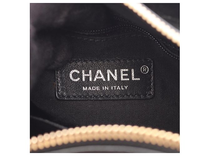 Borsa Chanel Gabrielle de Small Hobo Nero Multicolore Arancione - vista 4