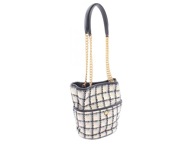 Borsa bucket Chanel Coco Mark Marrone Nero Multicolore - vista 2