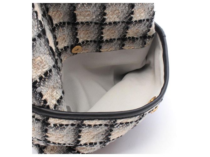 Borsa bucket Chanel Coco Mark Marrone Nero Multicolore - vista 6