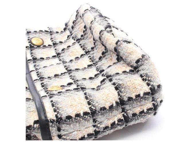 Borsa bucket Chanel Coco Mark Marrone Nero Multicolore - vista 8