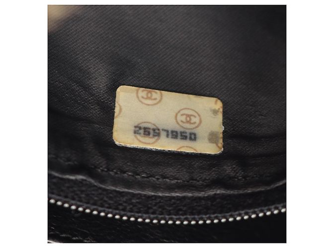 Timeless Borsa a tracolla Chanel Diamond Stitch Coco Mark Nero - vista 5