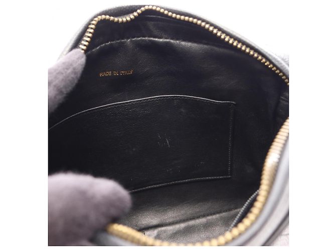 Timeless Borsa a tracolla Chanel Diamond Stitch Coco Mark Nero - vista 6