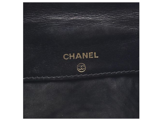 Portafoglio bi-fold Chanel Coco Mark in nero - vista 5