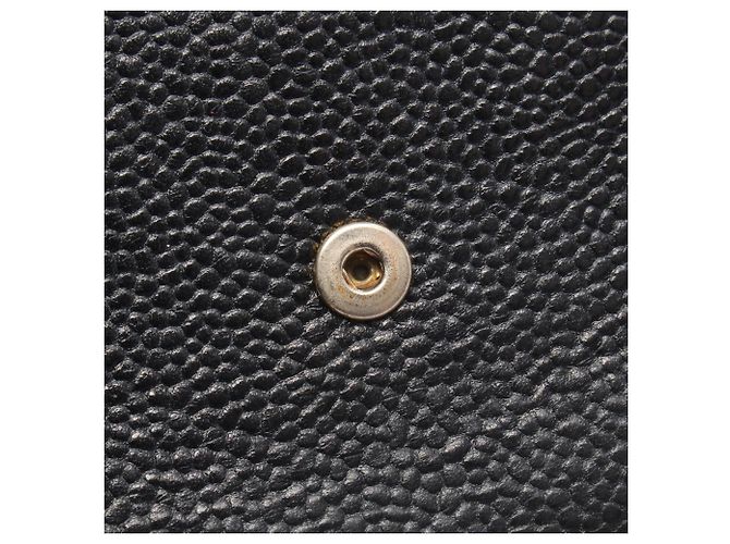 Portafoglio bi-fold Chanel Coco Mark in nero - vista 7