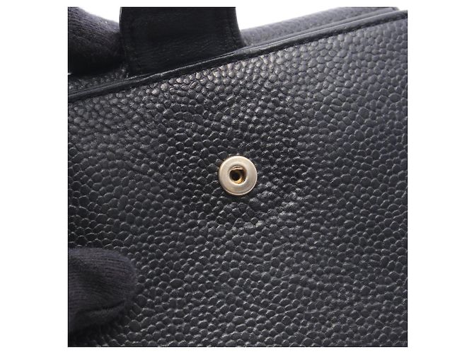 Portafoglio bi-fold Chanel Coco Mark in nero - vista 8
