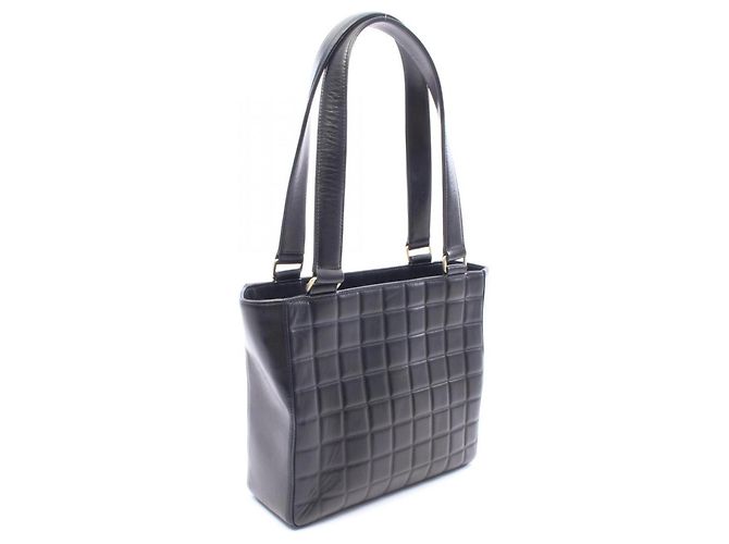 Borsa a tracolla Chanel Chocolate Bar Nero - vista 2