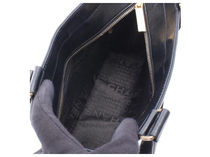Borsa a tracolla Chanel Chocolate Bar Nero - vista 3