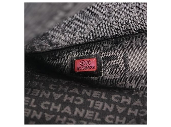 Borsa a tracolla Chanel Chocolate Bar Nero - vista 5