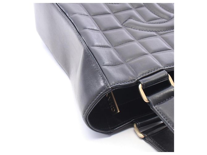 Borsa a tracolla Chanel Chocolate Bar Nero - vista 8