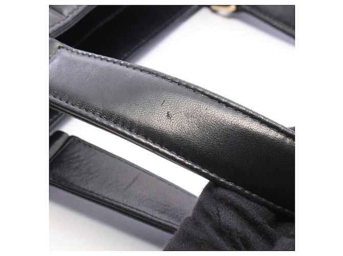 Borsa a tracolla Chanel Chocolate Bar Nero - vista 9