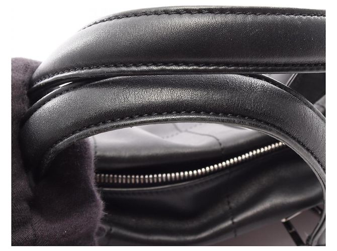 Borsa Chanel Chocolate Bar Nero - vista 13