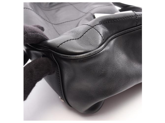 Borsa Chanel Chocolate Bar Nero - vista 9