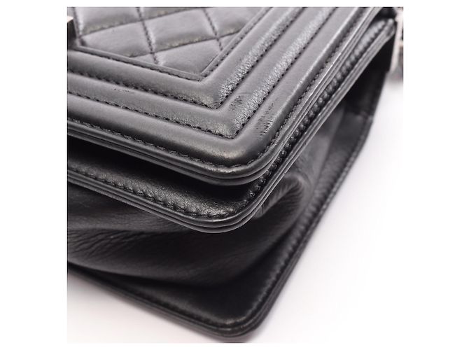 Chanel Boy Small Schultertasche Schwarz - Ansicht 9