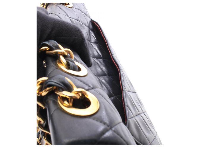 Borsa a tracolla Chanel Large Matelassé 34 Nero - vista 6