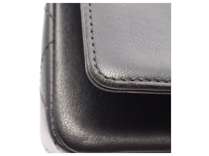 Borsa a tracolla con catena Chanel Mademoiselle Matelassé Nero - vista 10