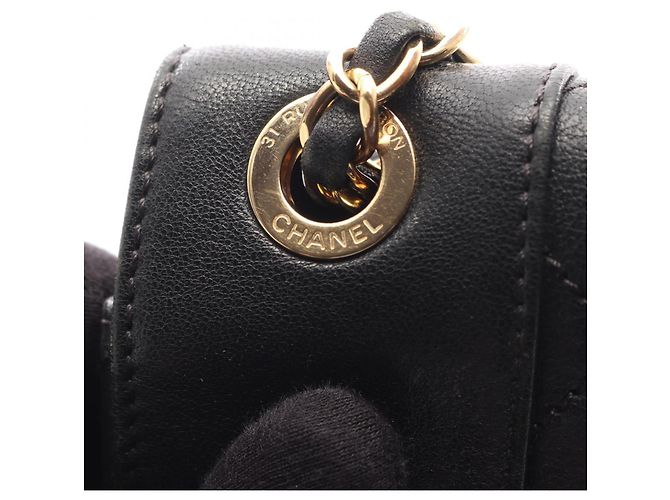 Borsa a tracolla con catena Chanel Mademoiselle Matelassé Nero - vista 12