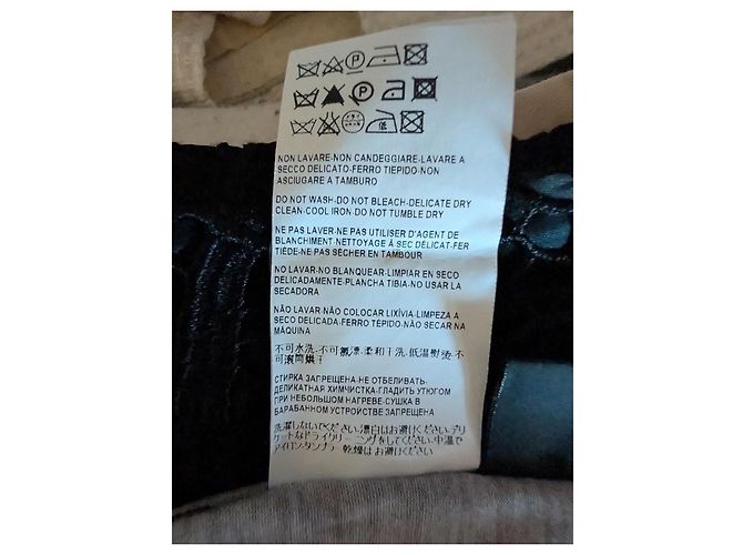 Falda mini Dolce & Gabbana D&G de tweed bouclé crema y azul Beige Azul claro - vista 6