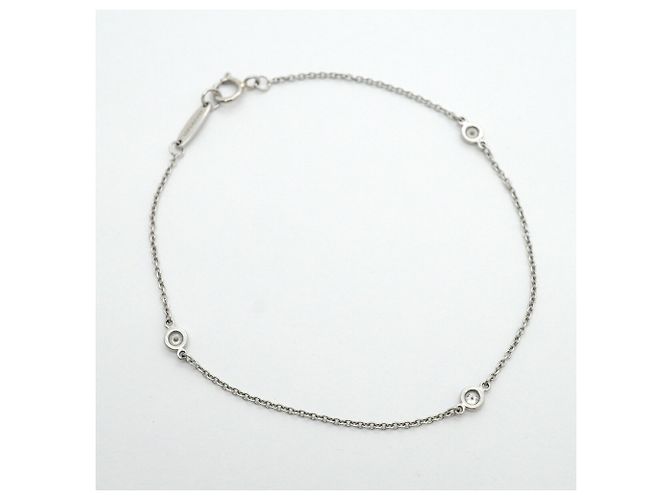 Autre Marque Bracciale con charm in platino e diamanti Tiffany & Co. - vista 2