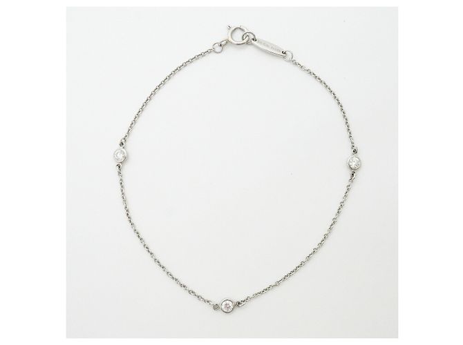 Autre Marque Bracciale con charm in platino e diamanti Tiffany & Co. - vista 3