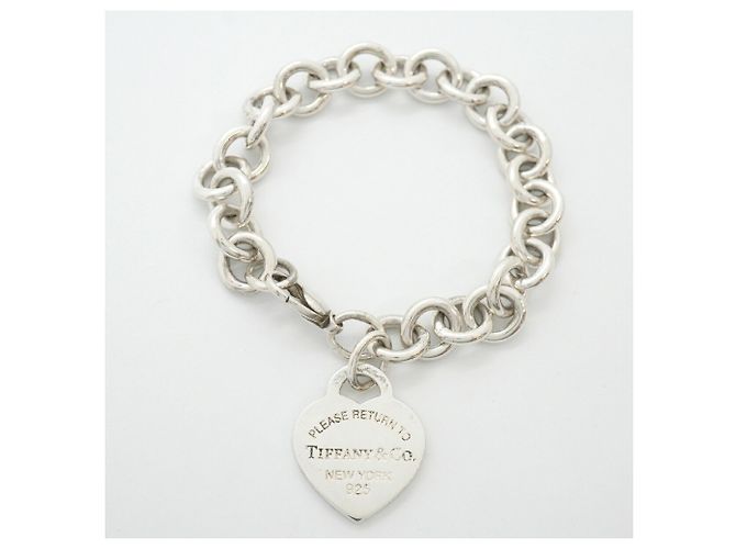 Autre Marque Tiffany & Co. Bracciale Return to Hearts con medaglia a cuore - vista 3