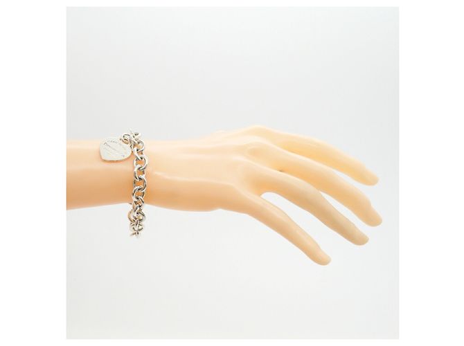 Autre Marque Tiffany & Co. Bracciale Return to Hearts con medaglia a cuore - vista 7