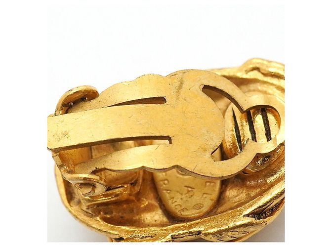 Chanel Gold Clip-On Ohrringe Golden - Ansicht 7
