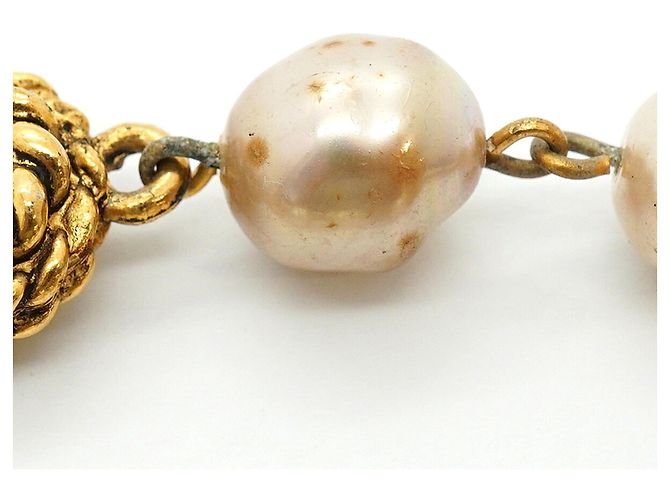 Collana Chanel placcata oro D'oro - vista 9
