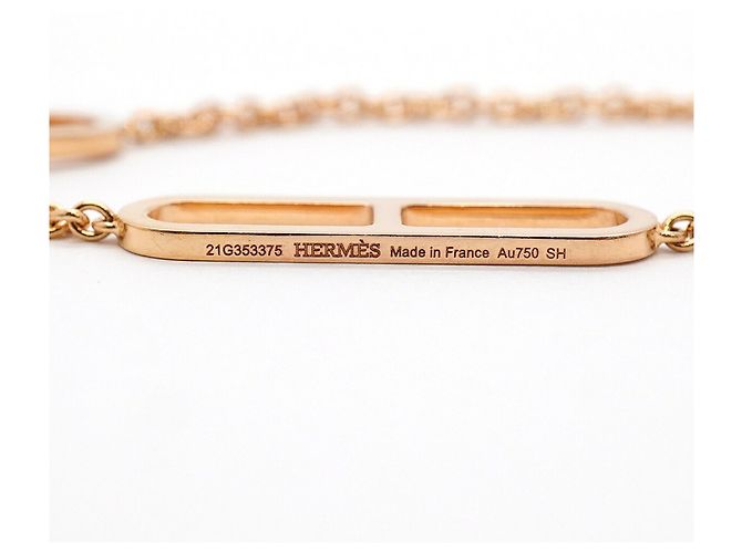 Hermès Bracciale con charm Everchaine d'Ancre Hermes - vista 5
