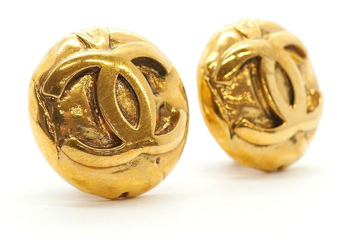Orecchini a clip Chanel placcati oro D'oro - vista 2