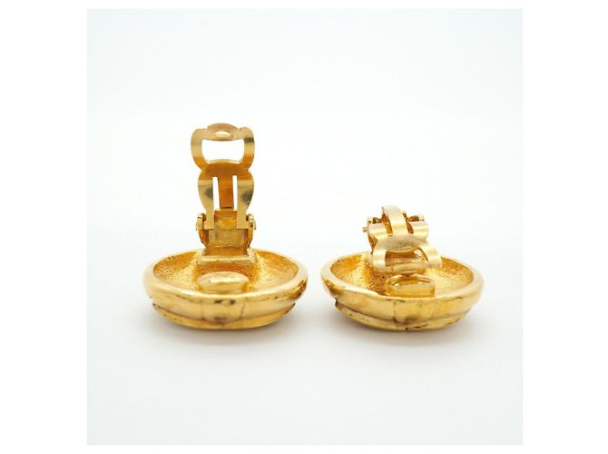 Orecchini a clip Chanel placcati oro D'oro - vista 3