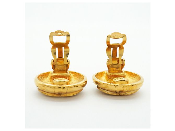 Orecchini a clip Chanel placcati oro D'oro - vista 8