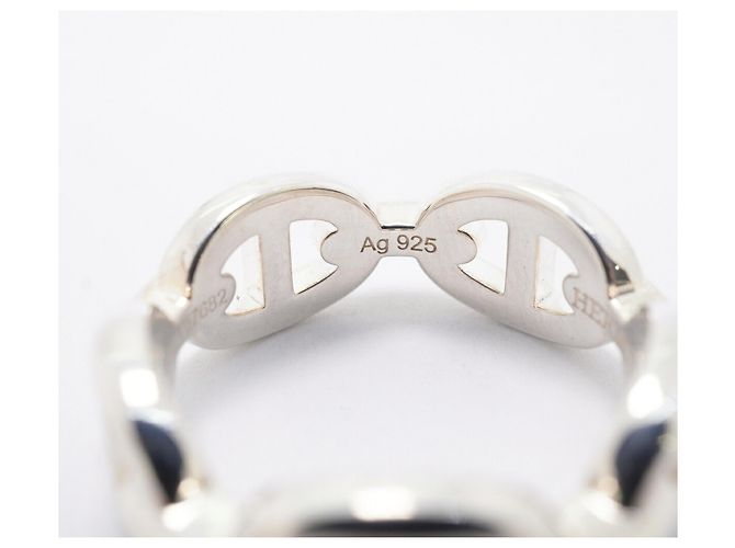 Ring Hermès Anello Hermes Enchainée Chaine d'Ancre - vista 7