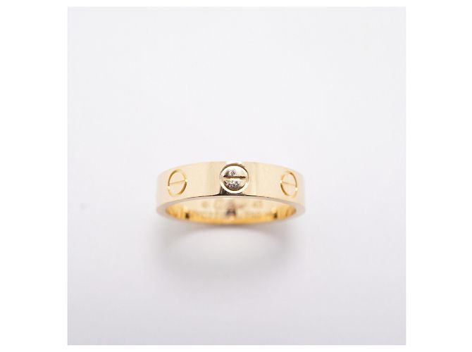 Anello Cartier Mini Love in oro giallo 18K - vista 2