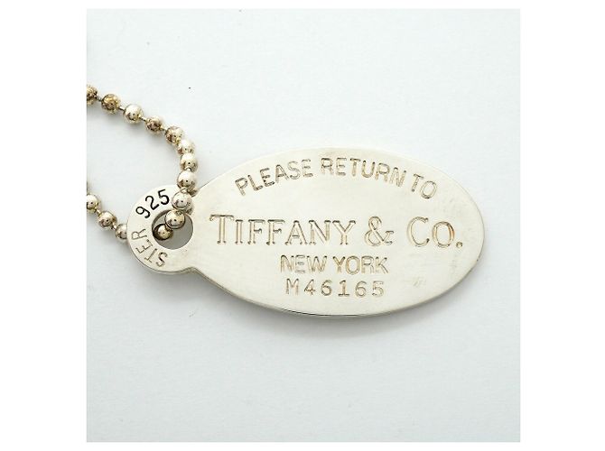 Autre Marque Collana Tiffany & Co. Return to Oval in argento sterling - vista 7