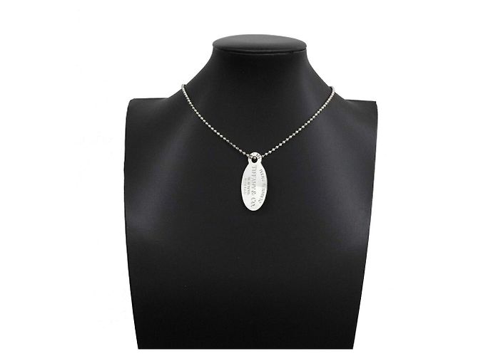 Autre Marque Collana Tiffany & Co. Return to Oval in argento sterling - vista 8