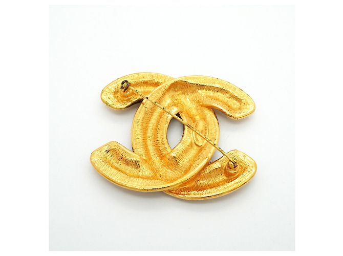 Chanel vergoldete Brosche Golden - Ansicht 5