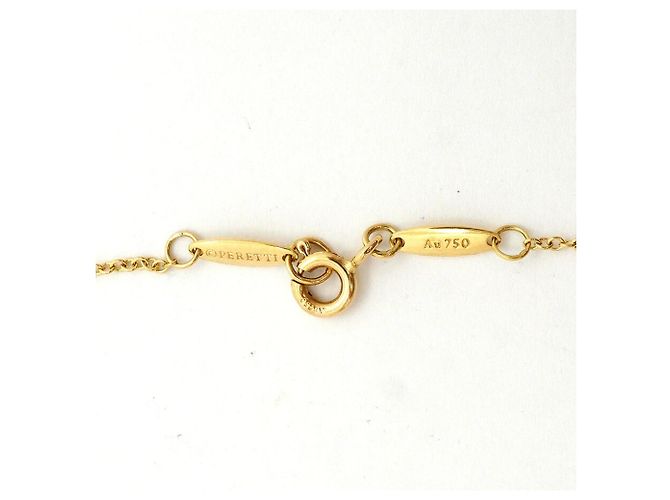 Autre Marque Collana Bean di Tiffany & Co. in oro giallo 18K - vista 5