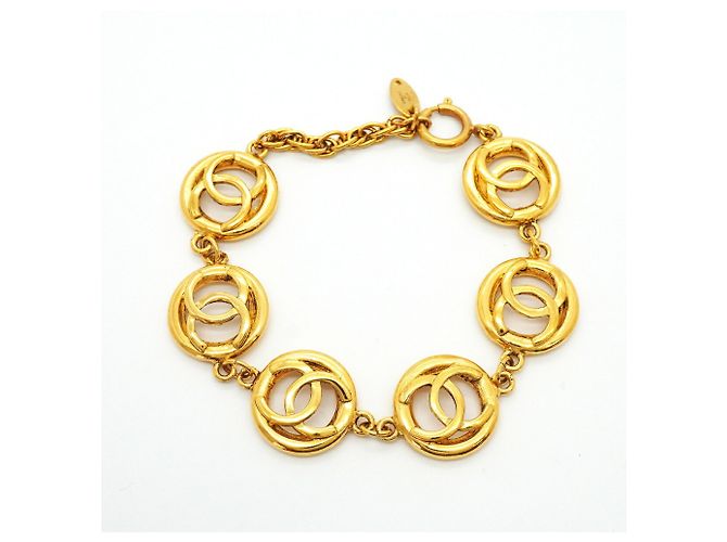 Pulsera de dijes Chanel chapada en oro Dorado - vista 3